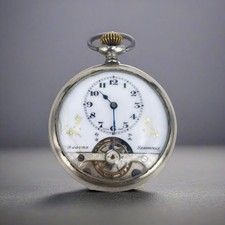 Orologio da tasca Hebdomas 8 giorni 50 mm