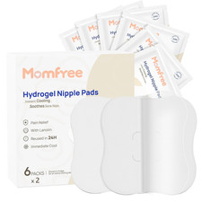 Hydrogel Nipple Gel Pads for Breastfeeding: Soothing Nursing Pads Reusable Insta