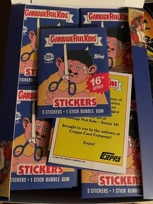 Garbage Pail Kids 16th Series OS16 Sealed Pack Original 1989 Artwork - Crapps Co