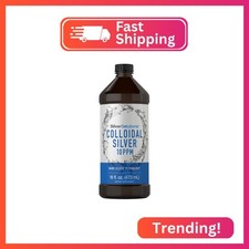 Carlyle Colloidal Silver Liquid  10 PPM  16 fl. Oz 473 mL  with Nano Silver