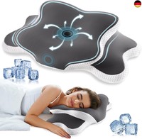 Memory Foam Kissen, Ergonomisches NackenstüTzkissen, OrthopäDisches Kopfkissen,