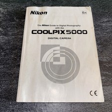 Original Nikon Coolpix 5000 Digital Camera Guide Instruction Manual FREE SHIP