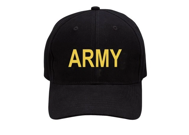 Casquette profil bas Rothco Army Supreme   Noir