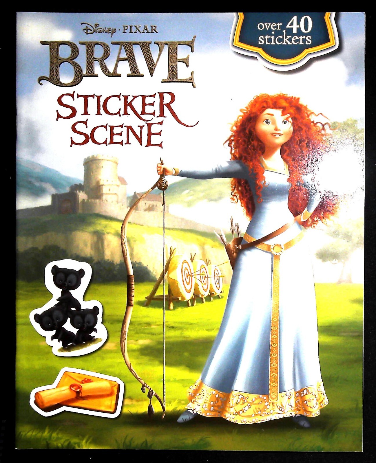 Disney Brave Stickers Scene Activity Book for Children NEW A4