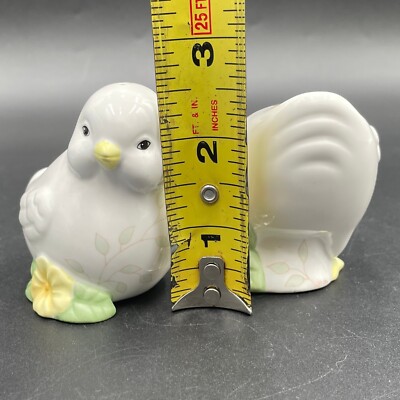 Lenox Butterfly Meadow Chick Porcelain Salt & Pepper Set Honey