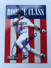1996 Upper Deck Los Angeles Dodgers Juan Castro Autographed Baseball Card #21