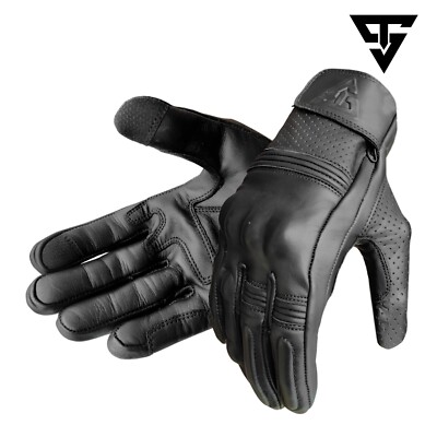 Motorrad Lederhandschuhe Adler A 55 Rider 2.0 Café Race Custom und Vintage