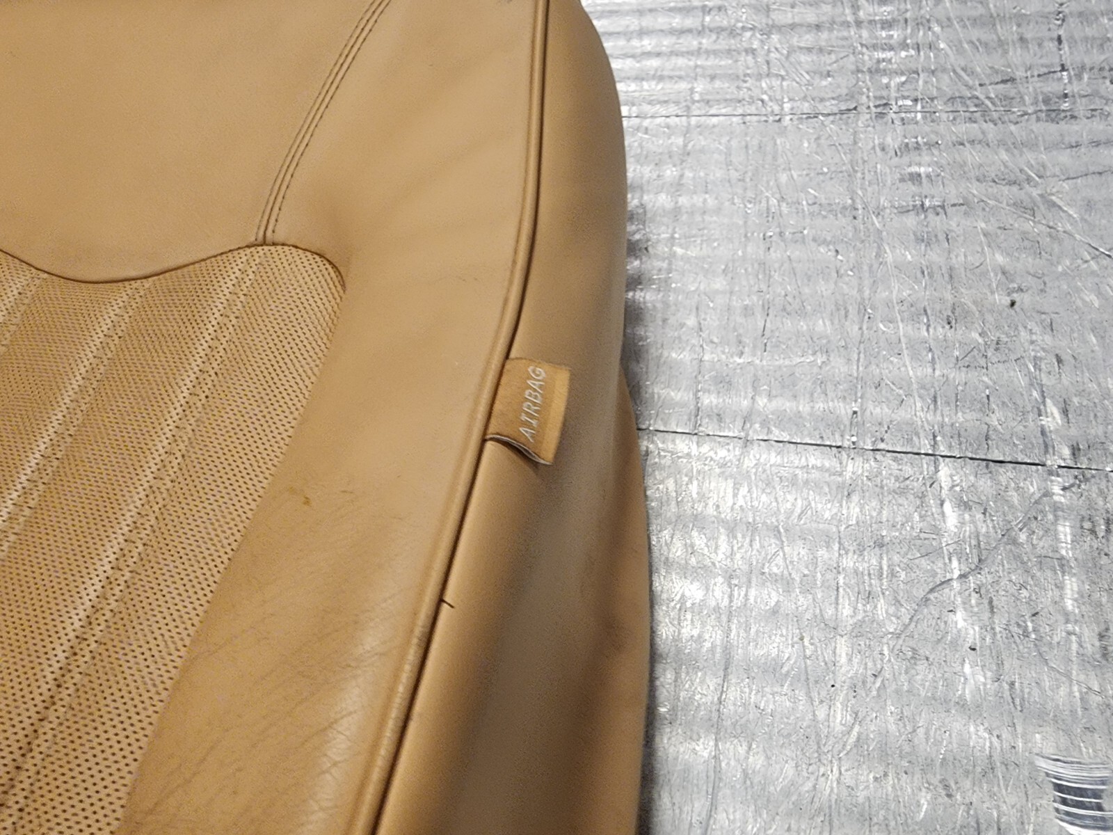 2005 MASERATI QUATTROPORTE FRONT LEFT DRIVER UPPER BACKREST SEAT CUSHION