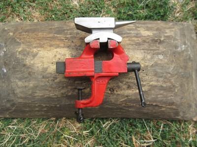 Vtg Set Russian Vise Vice Anvil Jeweler Craftsman Blacksmith