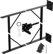 anti Sag Gate Kit Heavy Duty No Sag Kit for Wooden Gate Fence with a Gate Latch