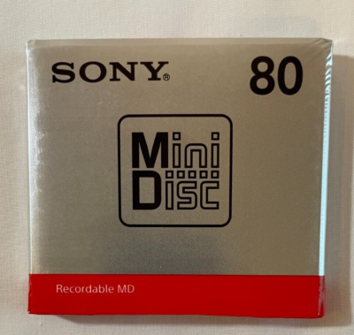 1pc Sony MD Minidisc 80 Minutes Recordable Blank Media Mini Disc