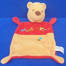 DISNEY NICOTOY WINNIE THE POOH SCHMUSETUCH KUSCHELTUCH COMFORTER BIENE ROT