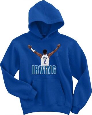 Kyrie Irving Dallas Mavericks Mavs Pic CREW HOODED SWEATSHIRT