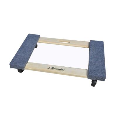 Furniture Dolly 1000 Lb. 18'' x 30'' Wood Box Freight Moving Push Hand-Cart Truck