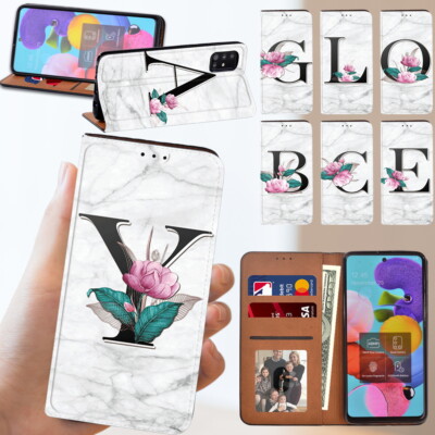 Passend für Samsung Galaxy A12/A13/A22/A33/A52 Handyhülle Leder Geldbörse Buch Cover