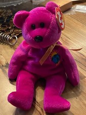 TY Beanie Baby Millenium Purple Bear 1999