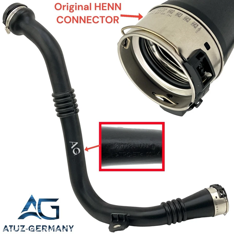 Original AG Ladeluftschlauch für Renault MEGANE III 1.9dCi 131 PS 8200804000 - Bild 2 von 4