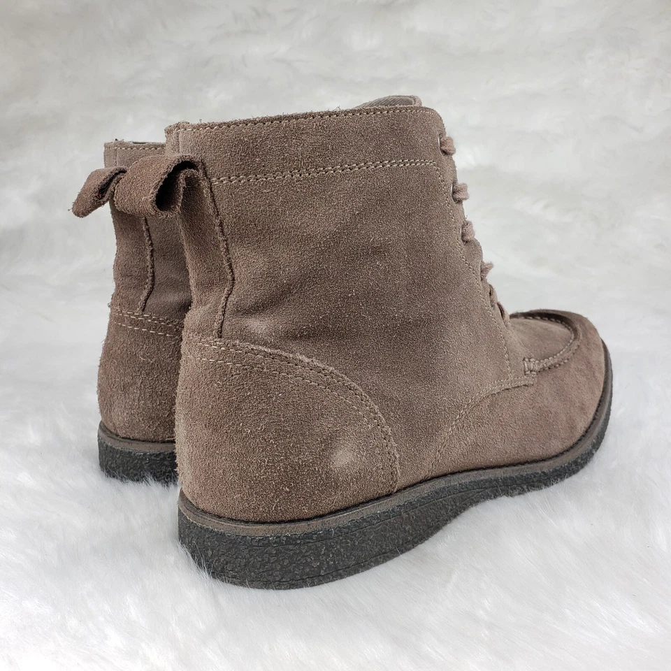 Andrew Marc New York Brown Suede Leather Casual Boots Mens Size US 12 EUR 46 - Image 3 of 4