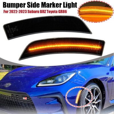 LED For 22-23 Toyota GR86 Subaru BRZ ZD8 22-24 Front Bumper Side