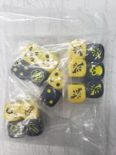 16 Necromunda Dice, D6, Hive War, 40K