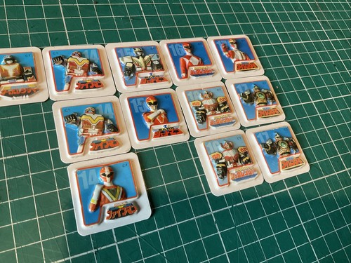Vintage Super Sentai Japanese Mighty Morphin Power Rangers - Magnet Set x 90 - Picture 12 of 15