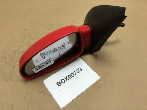 2004 2005 CHEVROLET AVEO FRONT LEFT DRIVER SIDE VIEW MIRROR FOLDING RED OEM+