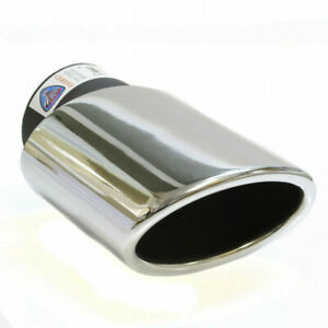 Universal Car Exhaust Tip Trim Pipe Tail Muffler Chrome Stainless Steel