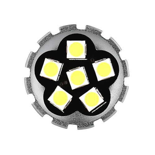 2Stk 1156 LED 6SMD BA15S P21 W Auto Rückfahrlicht Bremslicht Lampe 12V Weiß - Bild 4 von 11
