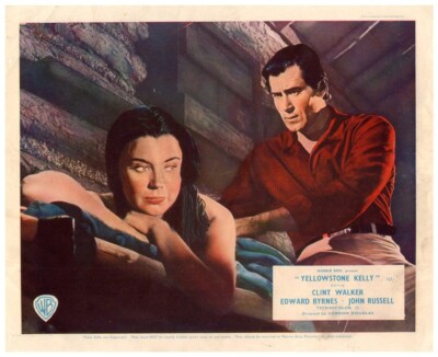Yellowstone Kelly Original Lobby Card Clint Walker Andra Martin Western