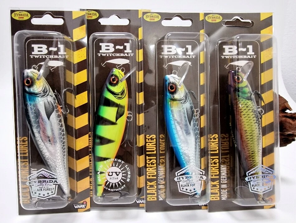 Hybrida B1 Twitchbait Wobbler 13cm 35g Slow Floating Pike HS WFOH BRO-UV BRH DÖB
