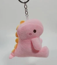 Dinosaur Plush Keychain Animal Dino Keyrings Bag Plush Doll Toys Backpack Clips
