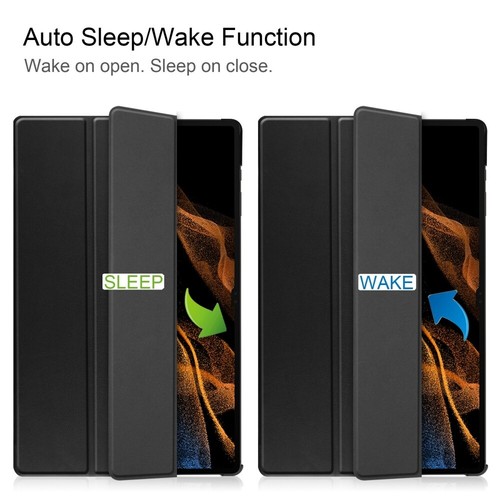 NEW Luxury PU Leather Slim Smart Flip Case Cover For Samsung Tab S9 Ultra 14.6" - 第 5/18 張圖片