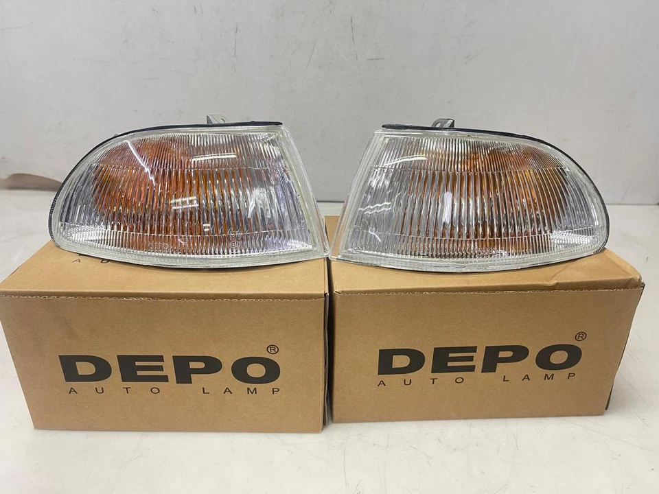 1 Pair JDM Corner Light Lamp For Honda Civic 4Dr EG EG7 EG8 EG9 EH8 EH9 1992-95 - Image 2 of 4