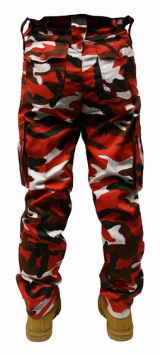 Crazy Camo Combat Cargo Trousers | Yellow Camo, Orange Camo, Red Camo  Trouser | eBay