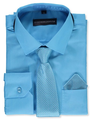 Kids World Boys' Dress Shirt 