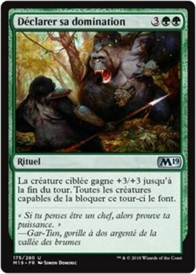 MTG Magic M19 FOIL - Declare Dominance/Declarer sa domination, French/VF