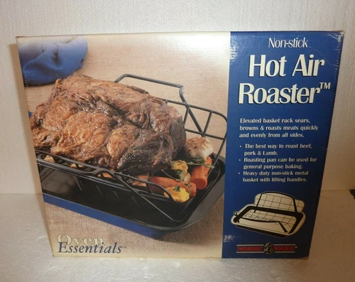 New in Box Nordic Ware Oven Essentials Hot Air Roaster with Rack