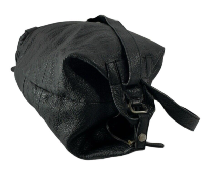 Large vintage ENSOEN Edition black backpack 100% pebbled 