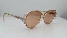 Vintage Seasonal Inspirations SI-13 Pink Translucent Oval Sunglasses FRAMES ONLY
