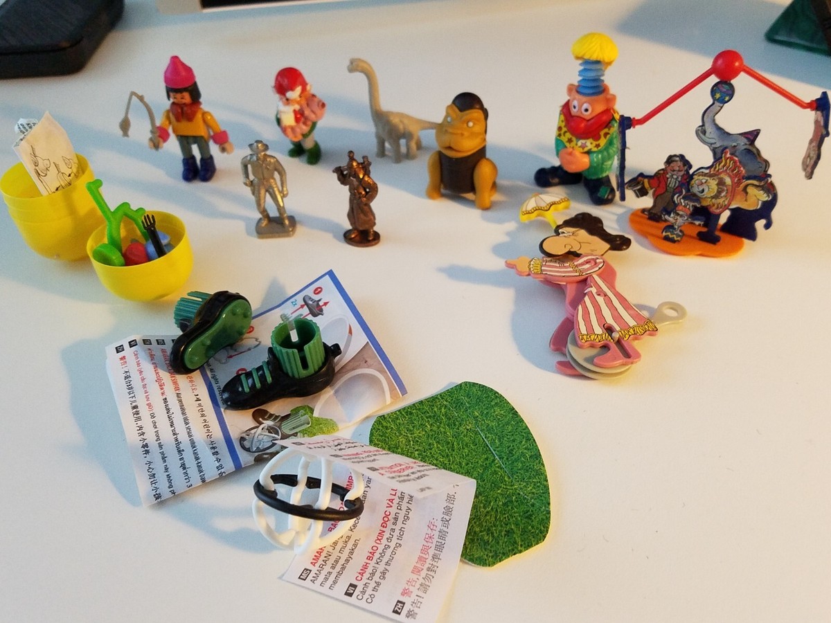 1970's, 80's Kinder Egg Ferrero Kinder Egg Suprises