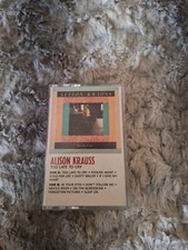 ALISON KRAUSS TOO LATE TO CRY Cassette Tape 1991 Reissue Folk Bluegrass Rare
