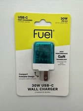 FUEL Brites 30W USB-C PD Compact GaN Power Adapter - Blue