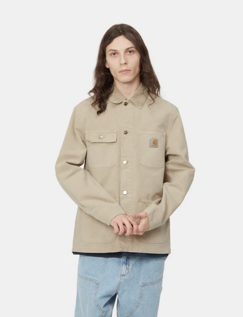 Carhartt Jacket: Michigan Chore Coat (Spring) Dusty Hamilton Carhartt Jacket: Michigan Chore Coat (Spring) Dusty Hamilton