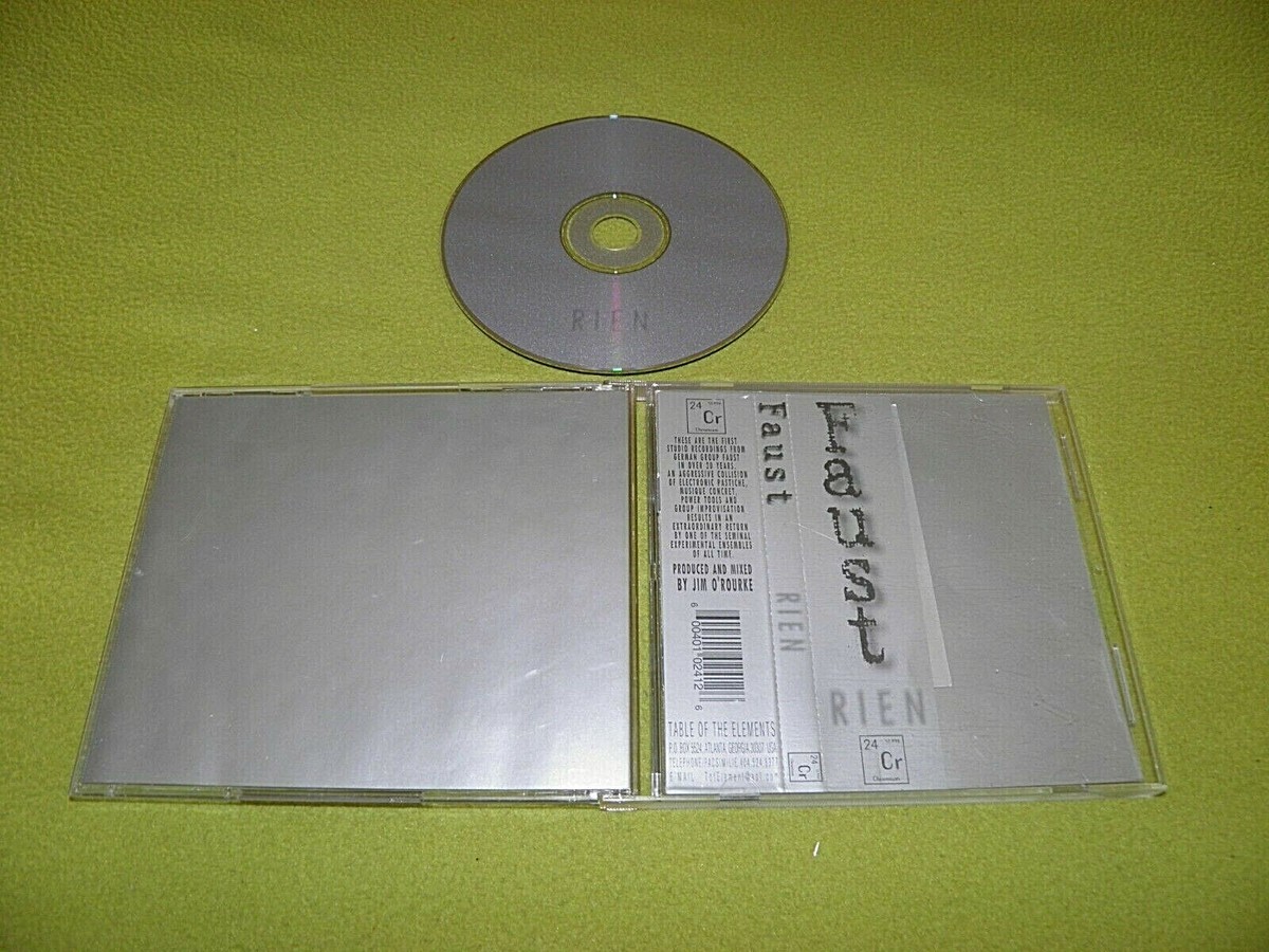 Faust - Rien RARE 1994 NM + OBI Excellent Krautrock Experimental 