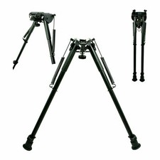 13" to 23" Long Hunting Rifle Bipod - Adjustable Legs Sling Swivel Mount