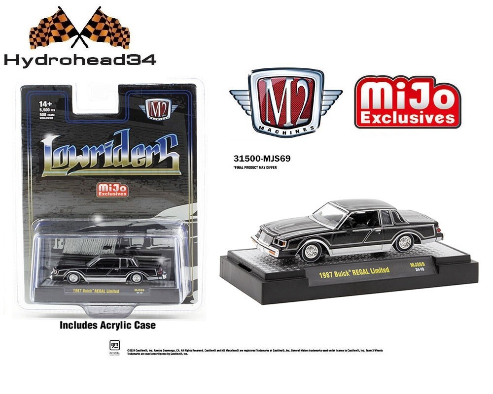 M2マシーン ウォルマート 限定 - 1987　ビュイック・グランドナショナル M2 Machines 1987 Buick Grand National Custom & 1987 Buick