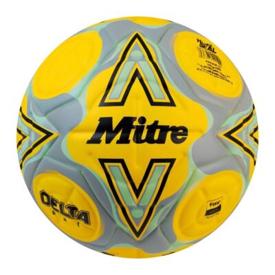 Mitre Delta One Fußball Größe 5 - FIFA Qualität geprüft - gelb