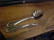 RSVP Stainless RXV5 Beaed Sugar Shell & Master Butter Spreader FREE SHIPPING