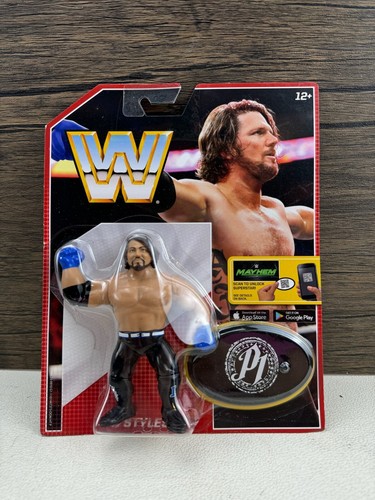 WWE AJ Styles Retro Hasbro Series Mattel Wrestling...
