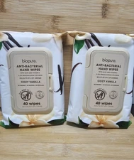 Biopure Cozy Vanilla  Anti-Bacterial Hand Wipes (2)
